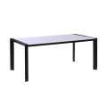 Free Sample Tempered 12 Seater Extension Wooden Dining Table With Glass Top Designs